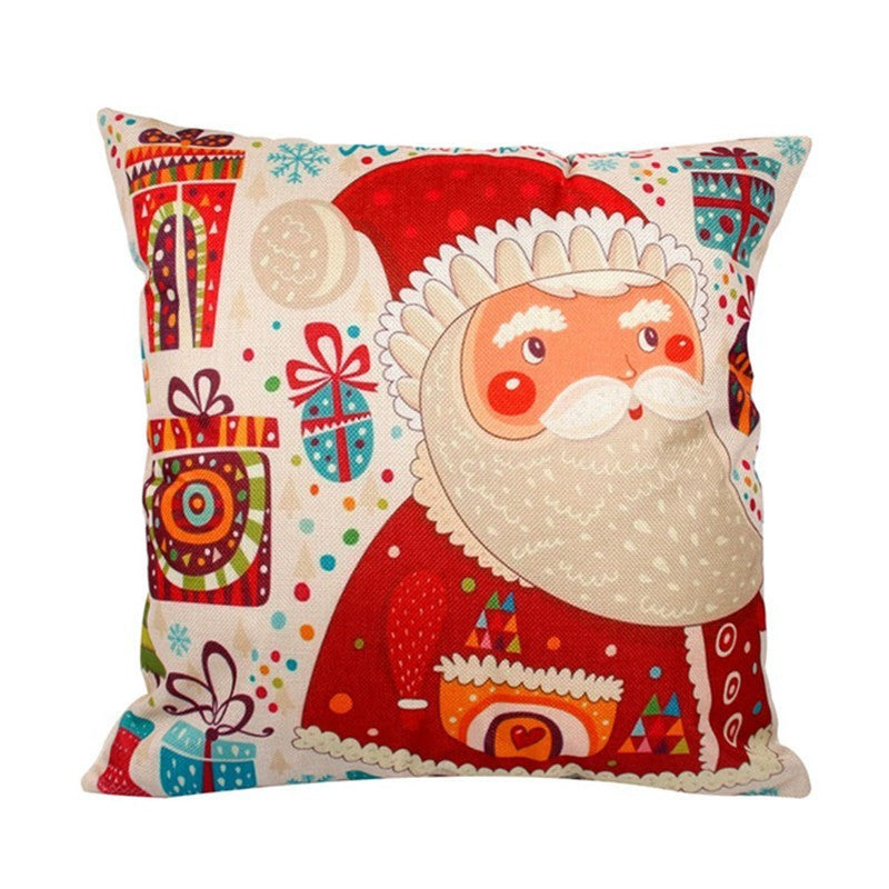 Christmas Hot-selling Home Sofa Office Creative Linen Pillowcase 932297636904