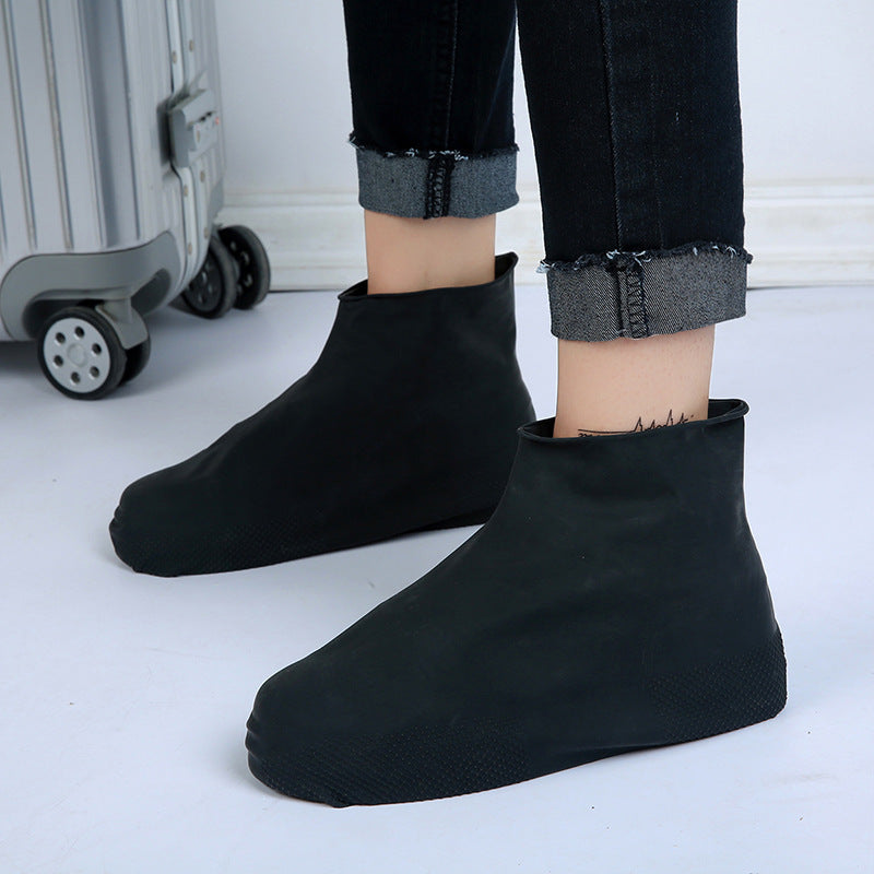 Men and women hiking slip wearable easy to carry silicone rain boots 932609823778