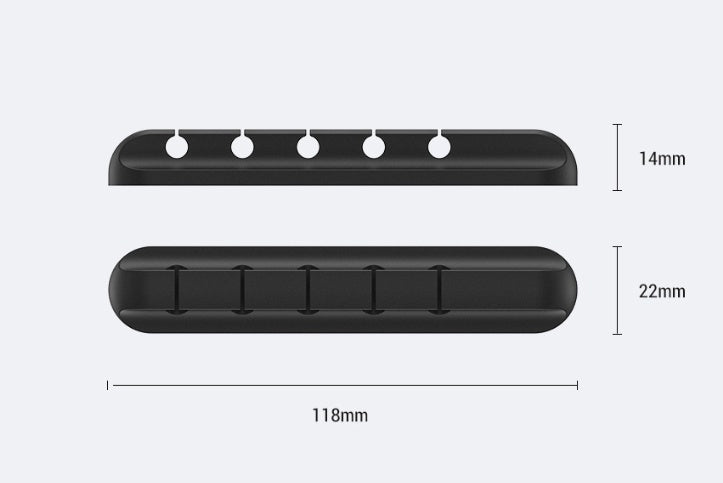 Silicone USB Cable Winder Desktop Cable Organizer Management Multipurpose Clips Cables Protector For Wired Headphones - 图片 8