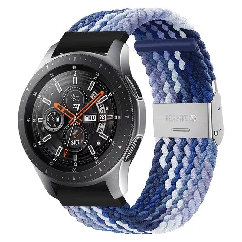 Simple Solid Color Buckle Woven Nylon Watchband 93789a14 73de 48e8 bd72 a3ff87f5976a