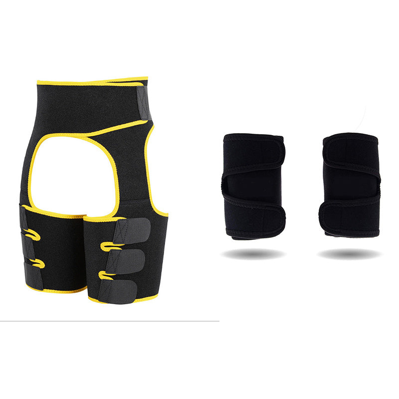 Sports Waist Belt Adjustable One-piece Girdle Leg Straps 938318354761