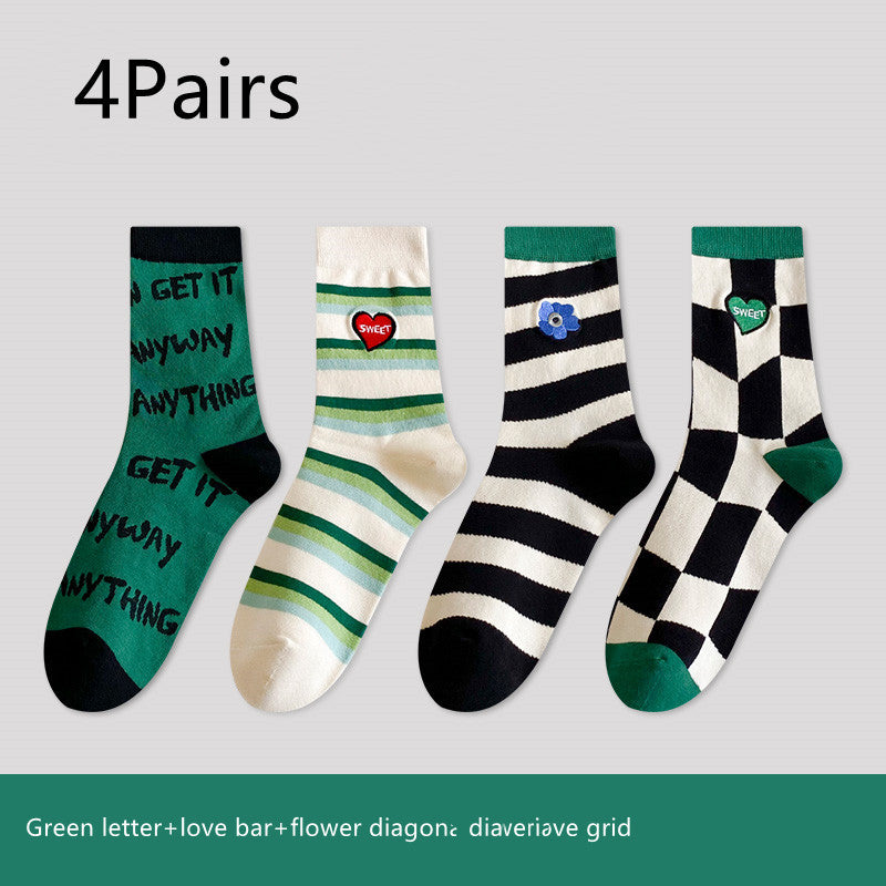 Green Women's Spring And Autumn Stockings 93937e12 7591 488a 9e82 c66c2e07d9f1