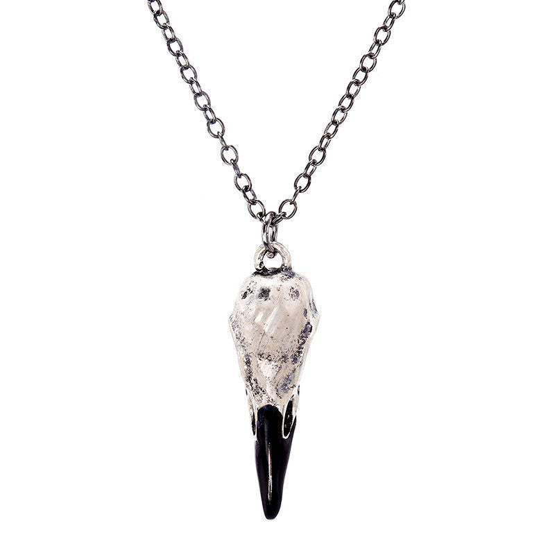 Crow Skull Skull Pendant Necklace 93963710 7227 47ac 8024 99371f242db7