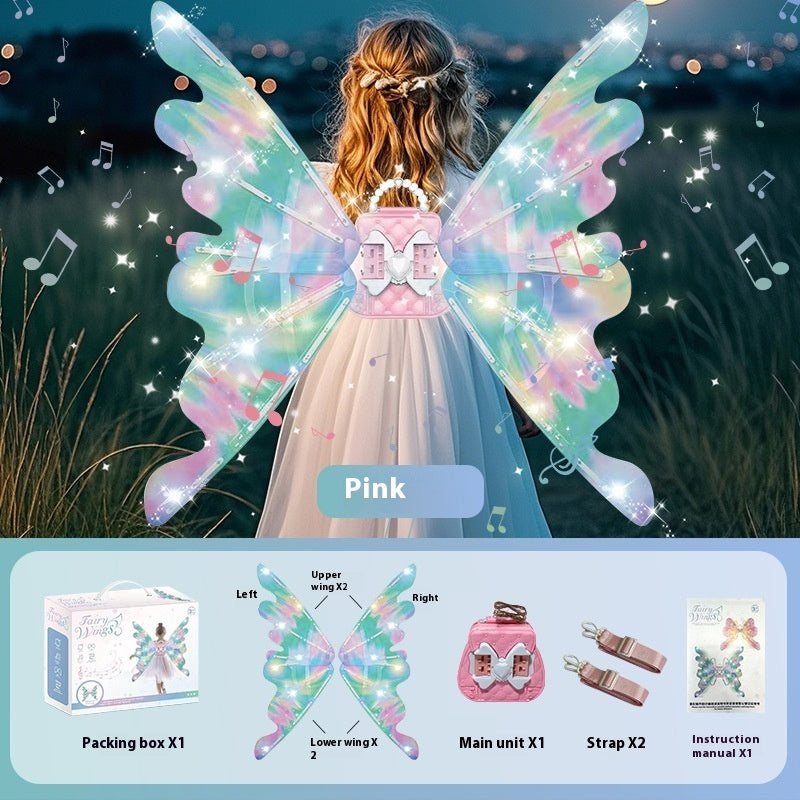 Children's Electric Butterfly Glowing Wing Toy Girl 93a12e43 ee41 434e 9f63 750030da666a trans