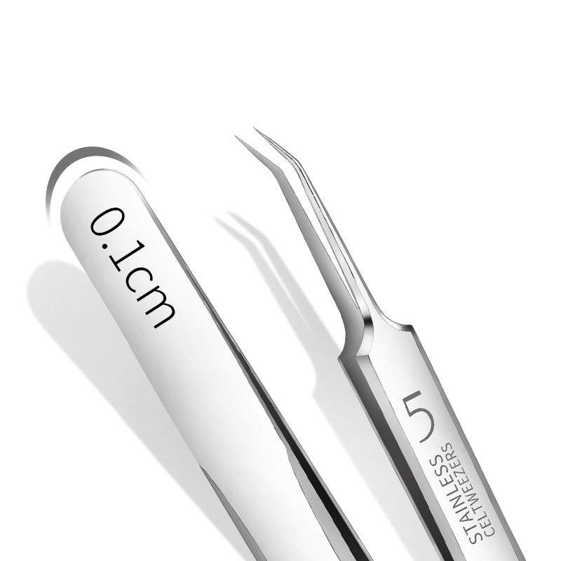 High Precision High Hardness Cell Tweezer Blackhead Removing Tweezers Stainless Steel Splinter Acne Clip No 5 Cell Tweezer 93