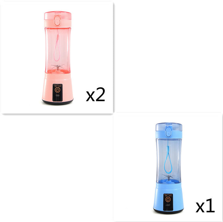Portable Electric Fruit Juicer Wireless USB Rechargeable Mini Mixer Multifunction Summer Smoothie Blender Machine Kitchen Sup