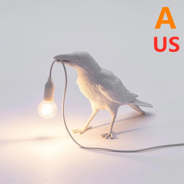 Creative Auspicious Bird Resin Wall Lamp Decoration 9474538566384