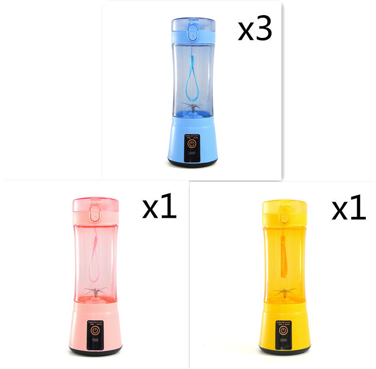 Portable Electric Fruit Juicer Wireless USB Rechargeable Mini Mixer Multifunction Summer Smoothie Blender Machine Kitchen Sup
