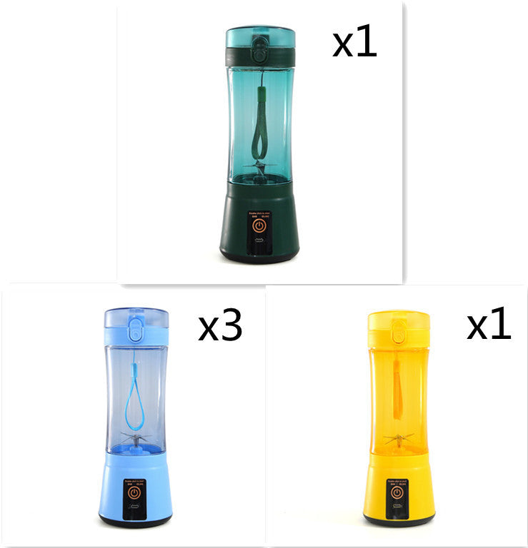 Portable Electric Fruit Juicer Wireless USB Rechargeable Mini Mixer Multifunction Summer Smoothie Blender Machine Kitchen Sup