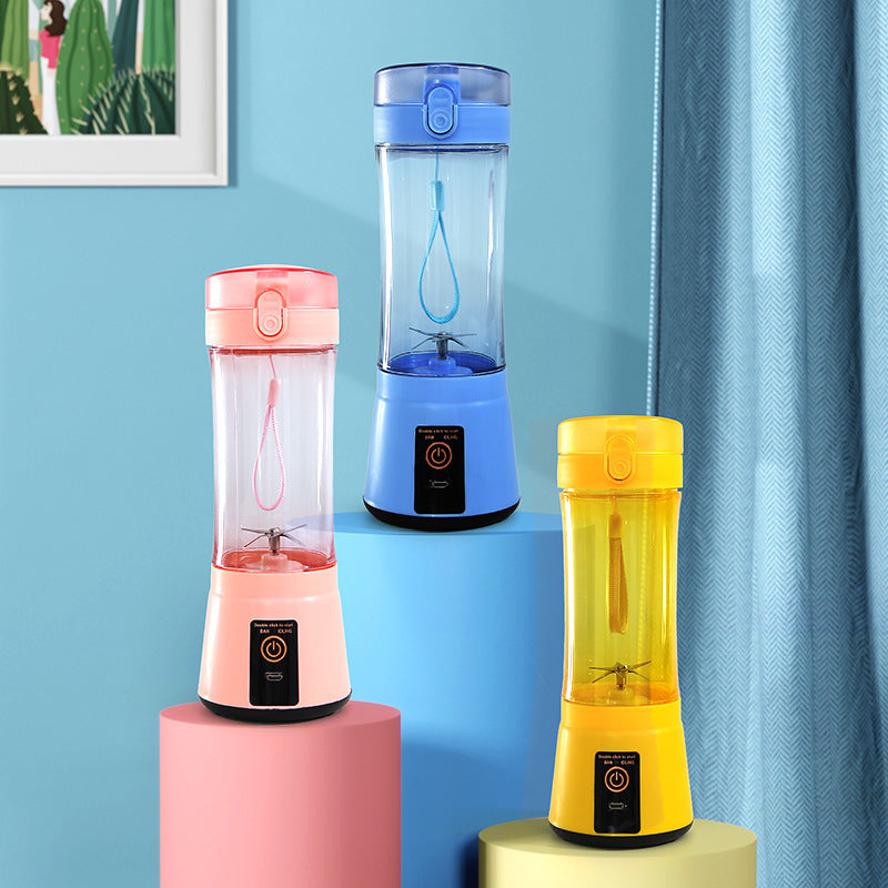 Portable Electric Fruit Juicer Wireless USB Rechargeable Mini Mixer Multifunction Summer Smoothie Blender Machine Kitchen Sup