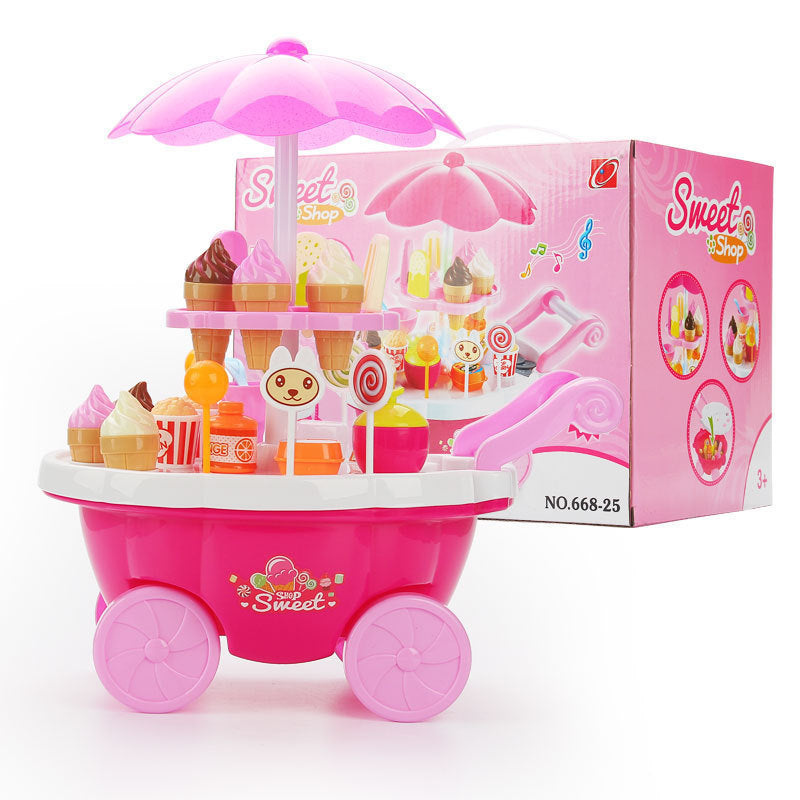 Children pretend play toys simulation candy Cart 954763253748