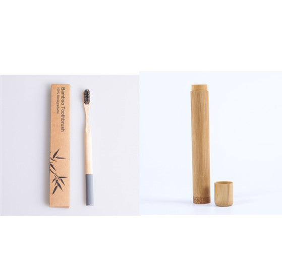 Natural bamboo handle round bamboo toothbrush 9585035a 4062 40fb 9956 d55ed9cde54d