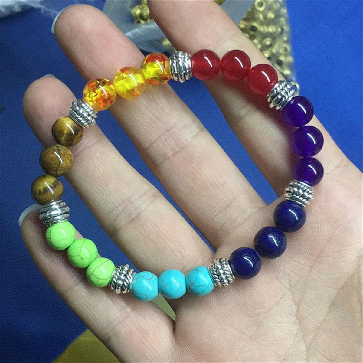 Volcanic Stone Beads Agate Bracelet 958e0fb6 5c64 4b44 b53c 35eae5761680