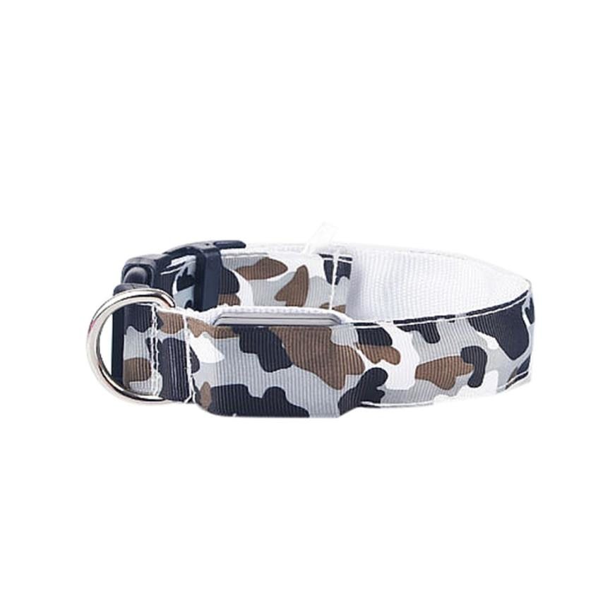 Camouflage pet supplies luminous dog collar 960343947708