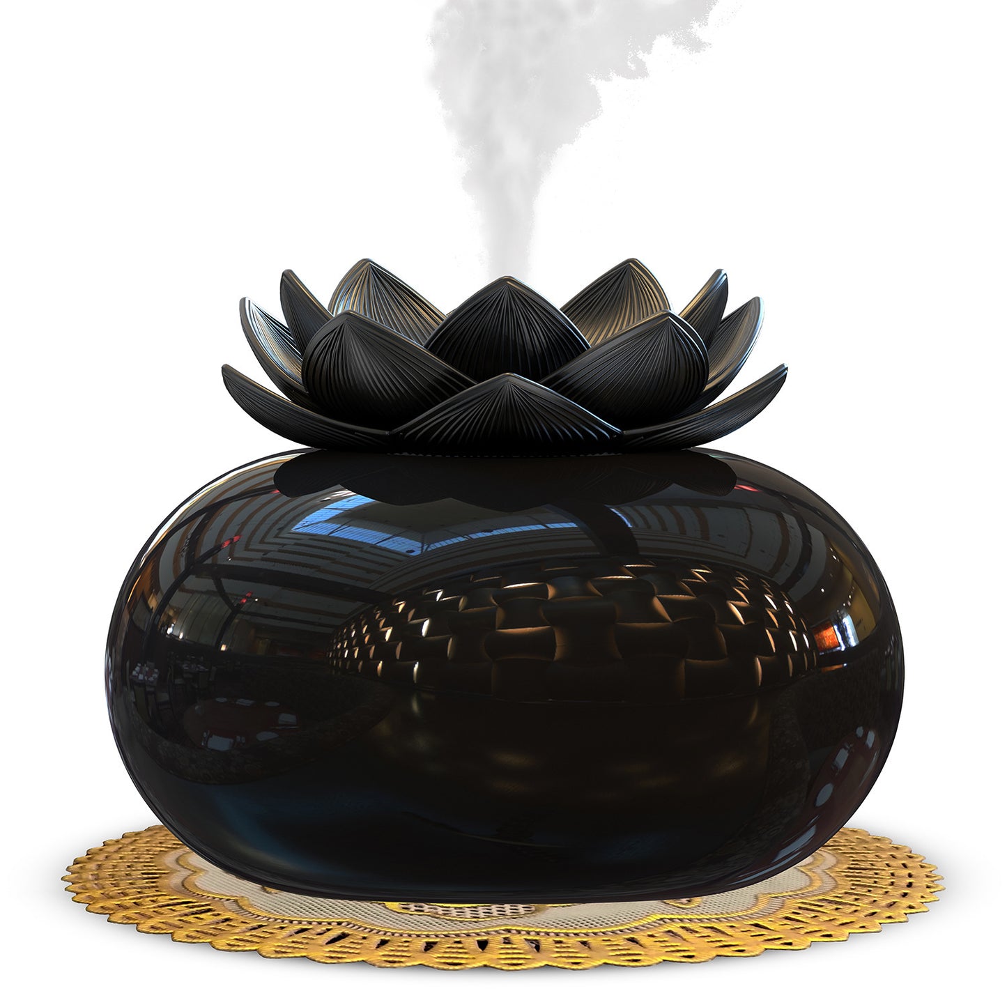 New Lotus Aromatherapy Humidifier USB Replenishing Water 96380180 9216 4a7f 913f 641d14d7840e