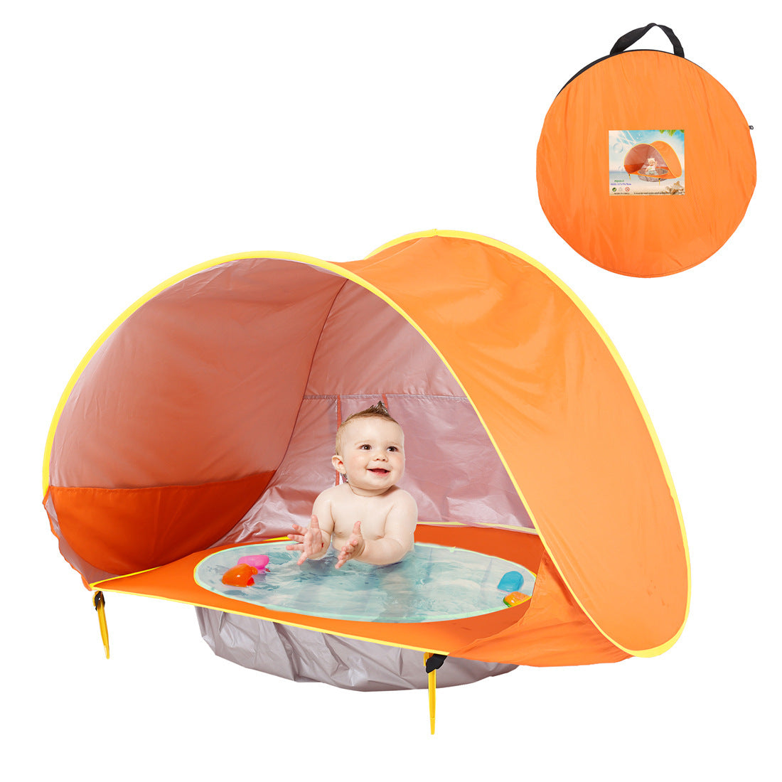 Baby Beach Tent Kids Outdoor Camping Easy Fold Up Waterproof Up Sun Awning Tent UV-protecting 967290391616