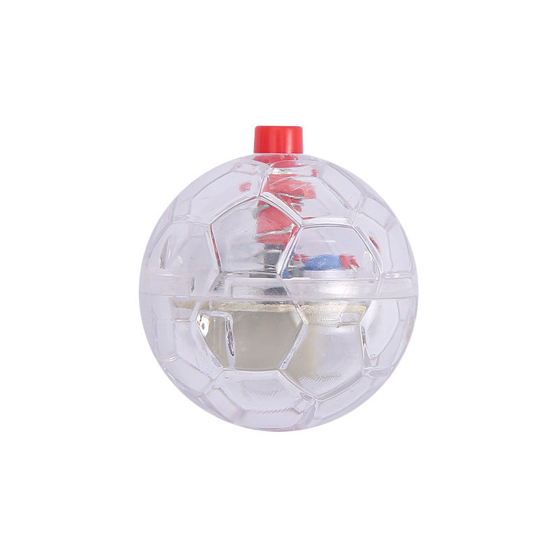 Cat Dog Toy Ball New Fashion Glowing Transparent Plastic Ball Pet Interactive Toy Funny Training Cat GlowBalls Toys Pet Produ