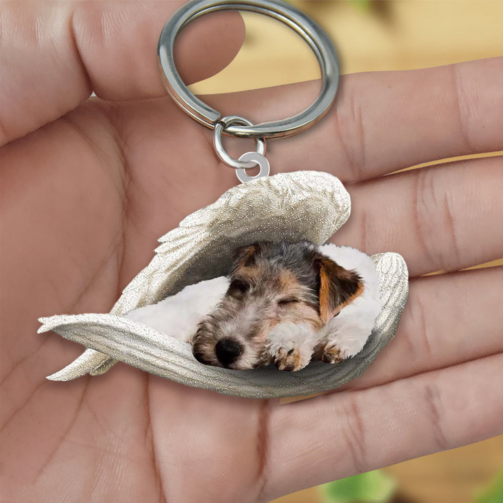 New Unique Dogs And Cats Sleeping Angel Pendant Car Key Ring 96f22318 64cb 4229 98ae 42da0867733b