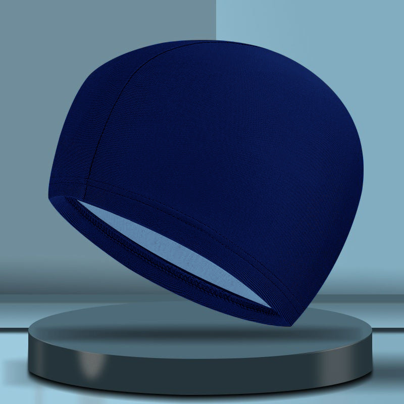 Comfortable Fit Cloth Waterproof Swimming Cap 97380f53 032d 40cc b294 f24e2dea99f7
