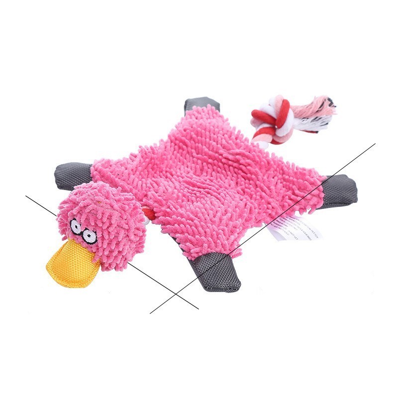 Pet Toy Donkey Shape Corduroy Chew Toy For Dogs Puppy Squeaker Squeaky Plush Bone Molar Dog Toy Pet Training Dog 97453d3e e02