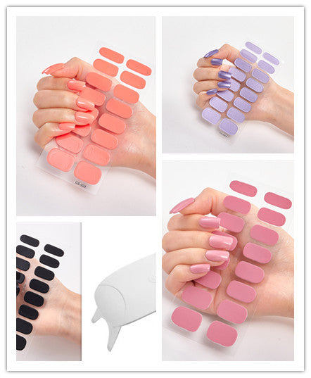 Waterproof and Long Lasting Nail Stickers Letter Color Nail Stickers Full Stickers 97d21552 2952 4c7e b134 aff58eabbad0