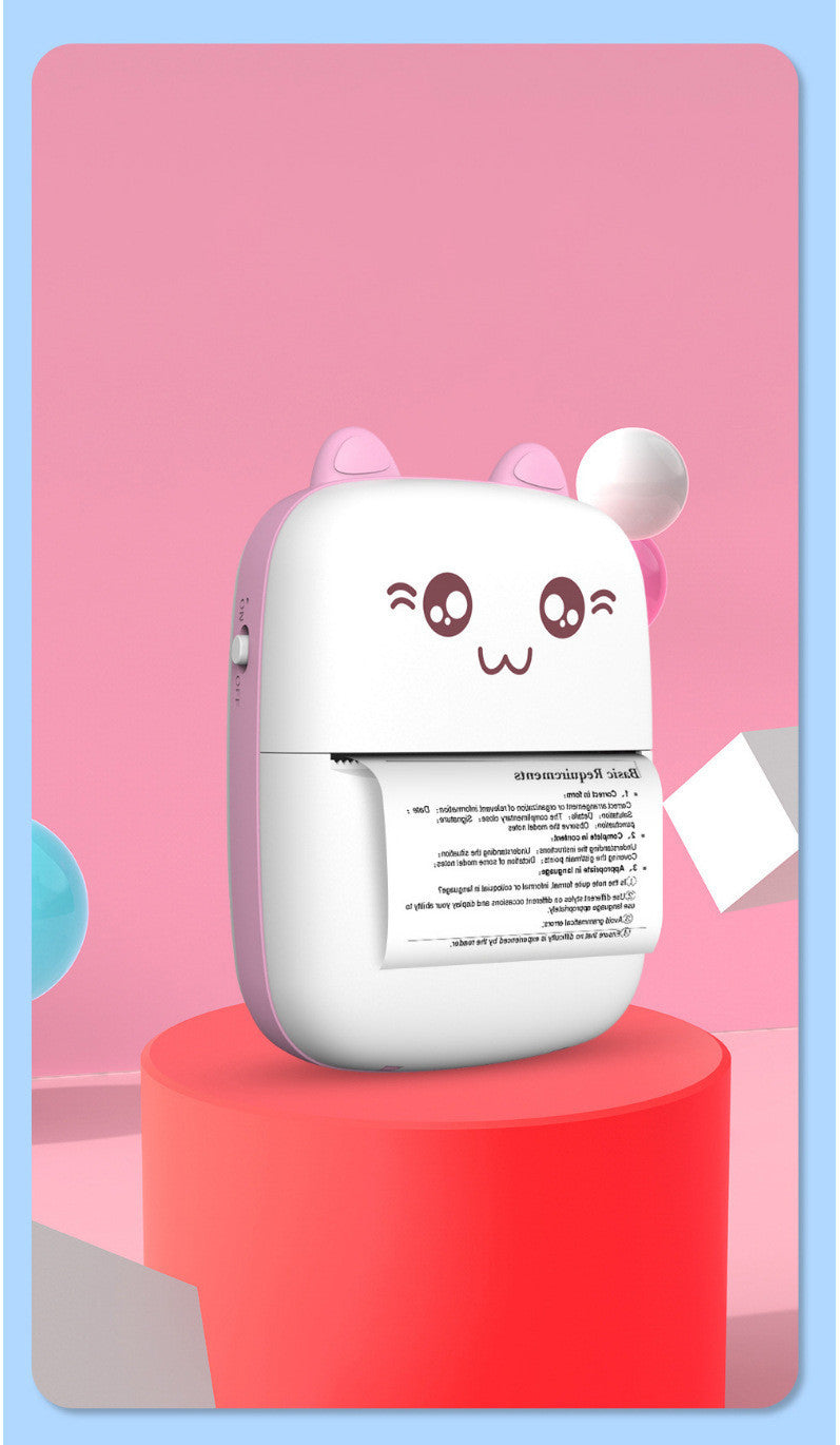 Mini Printer Portable Mini Bluetooth WiFi New Wrong Printer Mobile Phone Photo Title Note Hot Print Pocket Student Error Label Printer - 图片 6