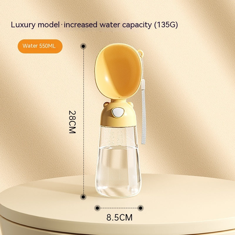 Portable Dog Water Bottle Food And Water Container For Pet Pets Feeder Bowl Outdoor Travel Drinking Bowls Water Dispenser 989