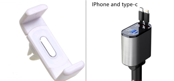 Metal Car Charger 100W Super Fast Charging Car Cigarette Lighter USB And TYPE-C Adapter 98df8b3f 761b 443f a4b2 7a32d4c5cd48
