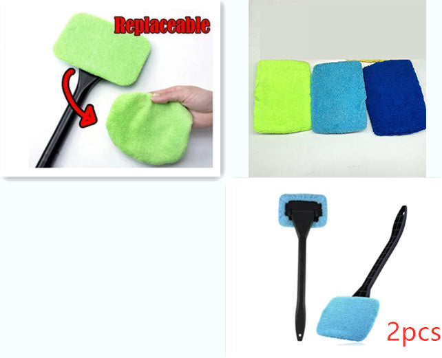 Car Window Pivoting Microfiber Cleaner Auto Window Cleaner 990614632181