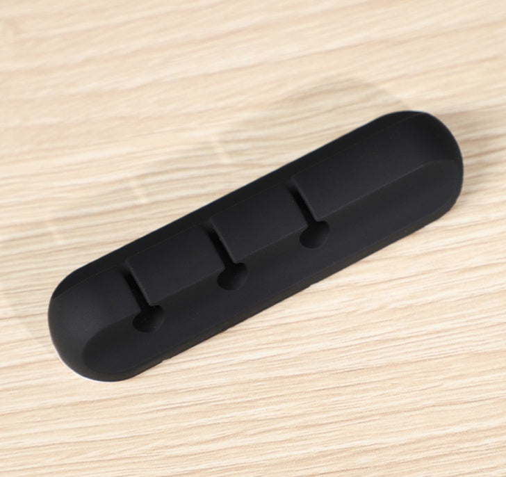Silicone USB Cable Winder Desktop Cable Organizer Management Multipurpose Clips Cables Protector For Wired Headphones - 图片 9
