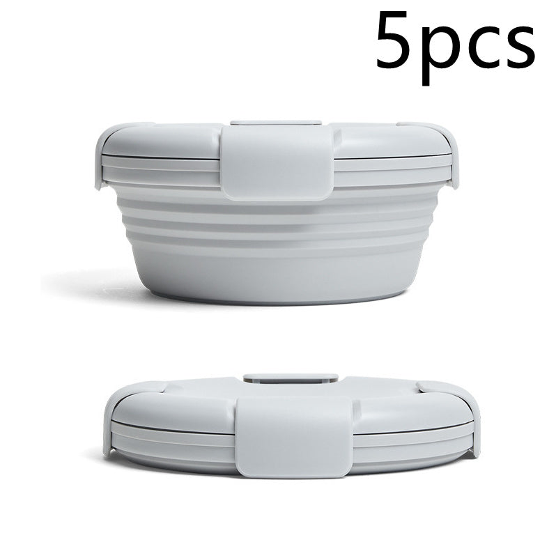 Outdoor Picnic Silicone Folding Lunch Box 99a1f868 89f8 4cd0 9b6e f98869b36289