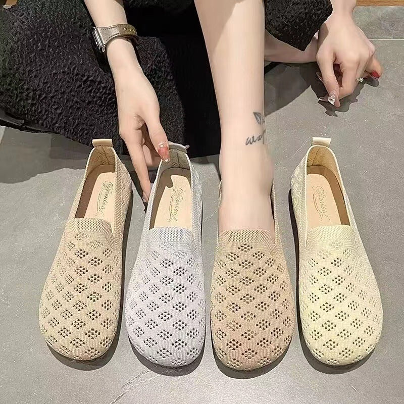 Slip-on Fly-kit Mesh Breathable Casual Women's Shoes 99f89fbd 5440 458b b579 7be25c0a3c10