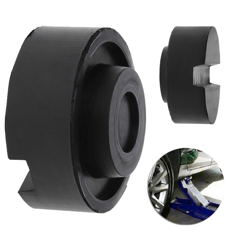 Black Rubber Pad Slotted Floor Jack Pad Frame Rail Adapter 99fd102c 77b4 48a2 aa4d 985eb8247f14