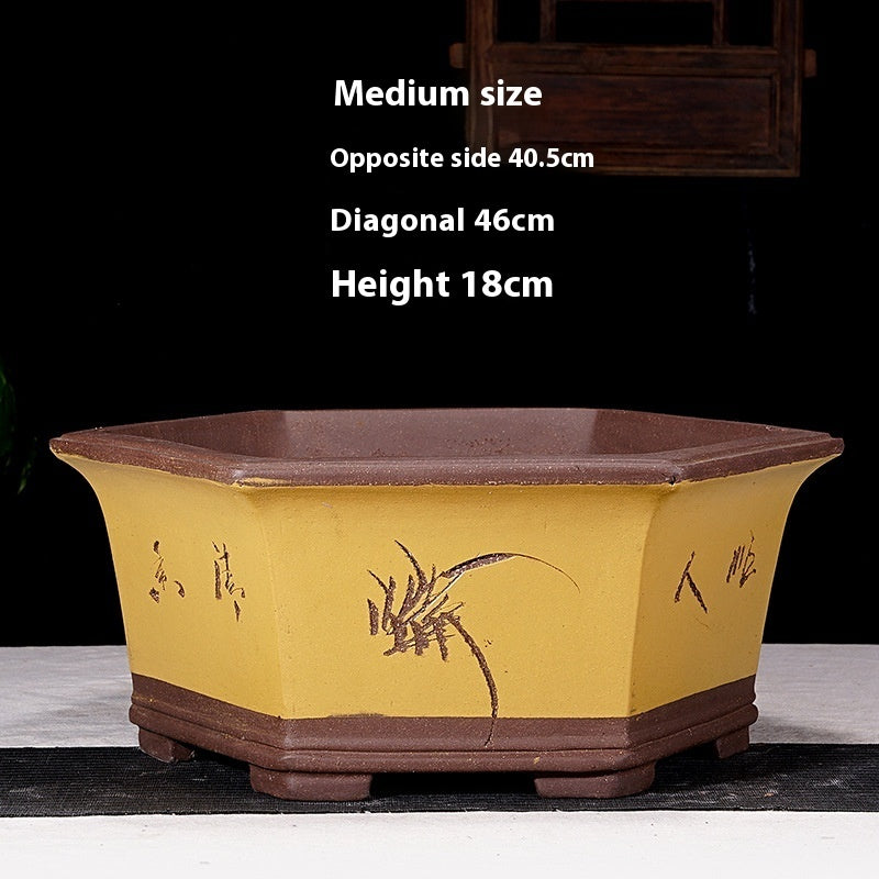 Purple Sand Flowerpot Breathable Bonsai Pot Orchid Pots Banyan Potted Green Radish 9a8fda8d 5992 4d7e 9ea5 5773a74a6c76