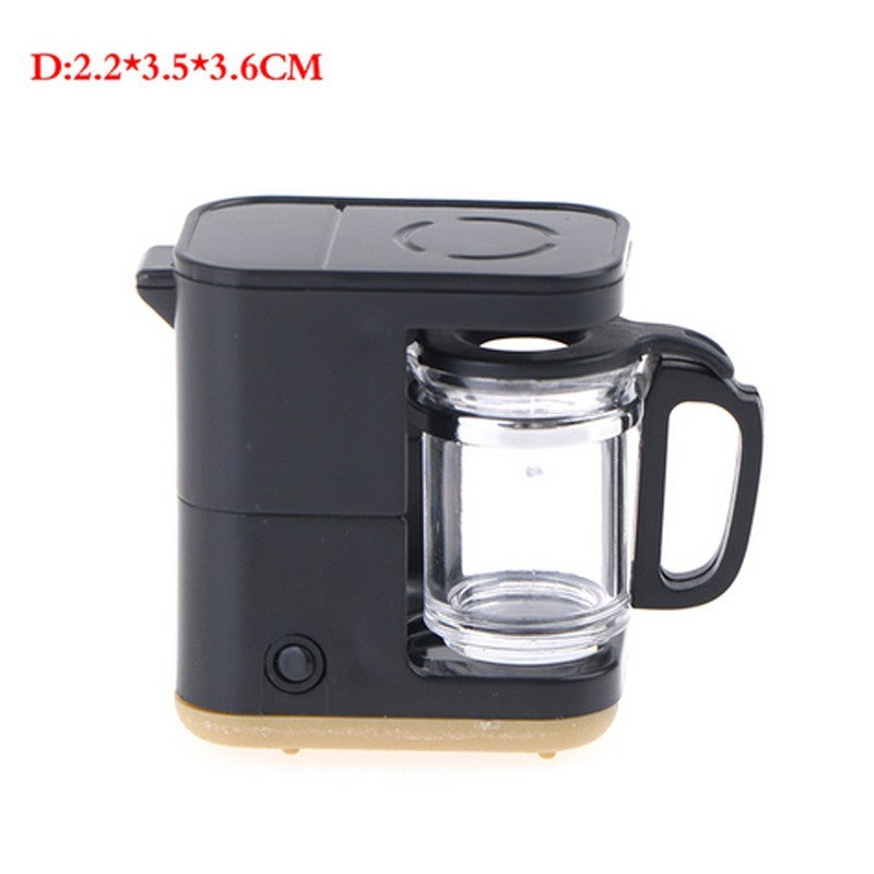 112 Dollhouse Mini Model Miniature Three-color Oven Coffee Machine - HD Wireless Product #9
