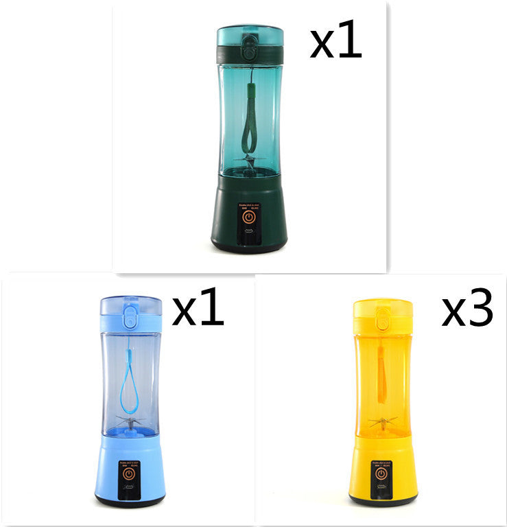 Portable Electric Fruit Juicer Wireless USB Rechargeable Mini Mixer Multifunction Summer Smoothie Blender Machine Kitchen Sup