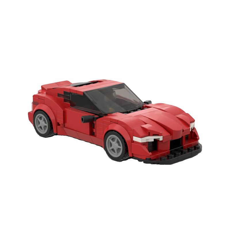 MOC Domestic Unit Blocks On Wheels Assembled Boy Speed8 Grid Car Model 9b5dc90f 6b79 4f75 9f1c d9f7575e68b6
