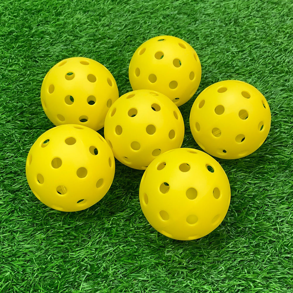 74mm40 Hole 26g Plastic Pickleball Weifu Holed Balls Pickleball Black Net Pocket Suit 12 PCs - HD Wireless Product #1
