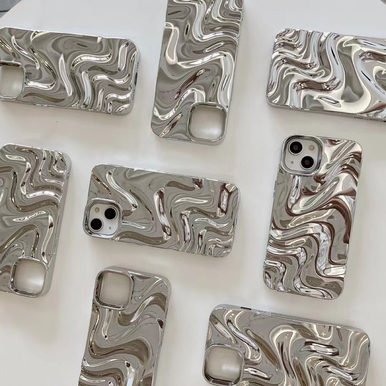 Three-dimensional Pleated Water Ripple Phone Case 9b99e690 90df 40db a9d5 d1899f6fc18f
