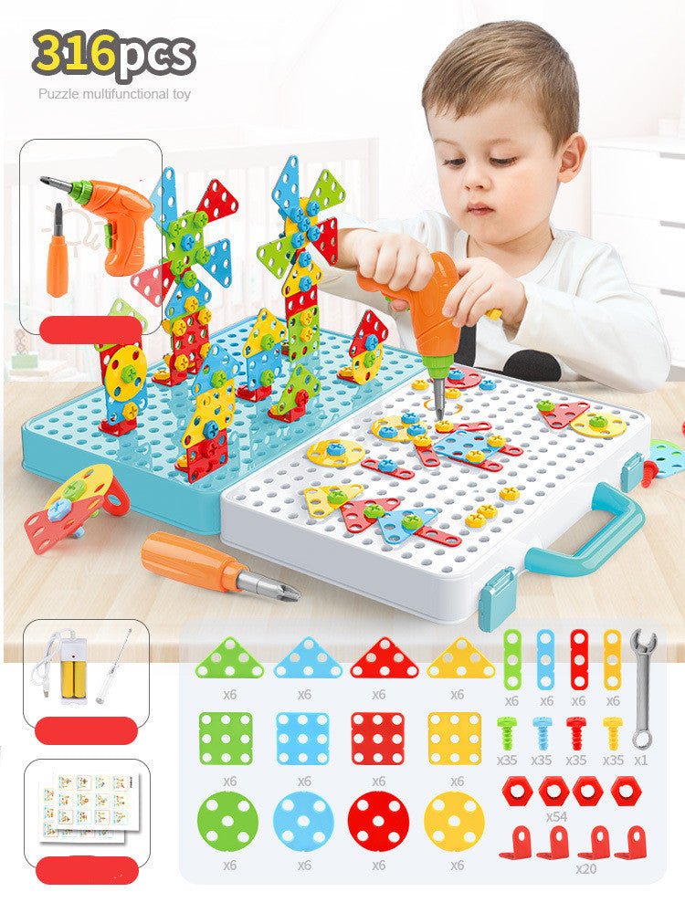 Children's Variety Puzzle Manual Disassembly Toolbox 9c88bad1 44fb 4739 9081 c102cf54fdf9