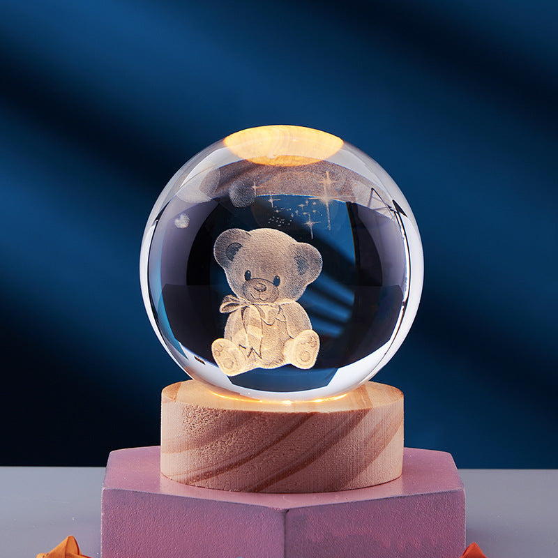 Crystal Ball 3D Inner Carved Solar System Glowing Night Lights Warm Bedside Light Festival And Kid Gift Night Lamp 9ca1d8b3 2