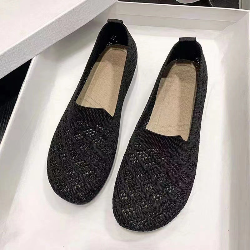 Slip-on Fly-kit Mesh Breathable Casual Women's Shoes 9d317a46 60e0 41dd bf4e 0b1359d0c8a7