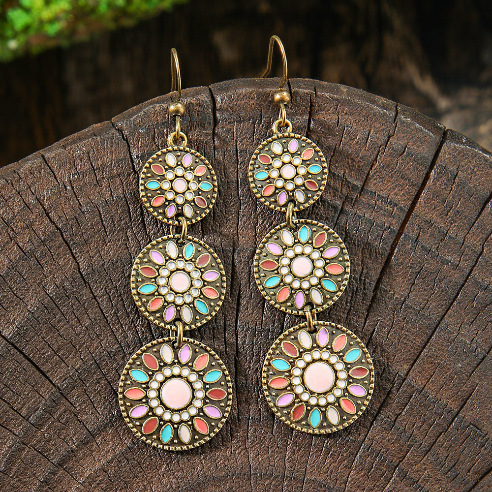 Vintage Bohemian Style Hand-woven Tassel Earrings 9d57ec3e 1006 48a2 aefa 784fee874100