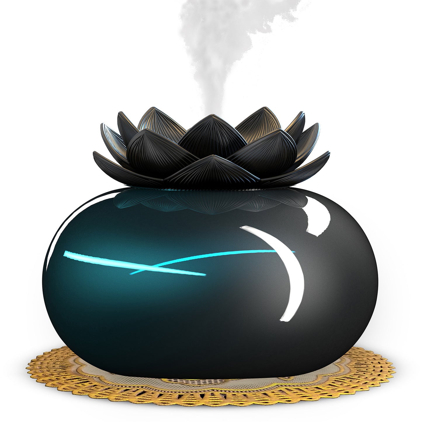 New Lotus Aromatherapy Humidifier USB Replenishing Water 9d9cce03 ef9e 4609 b7b4 0a311a41cfae