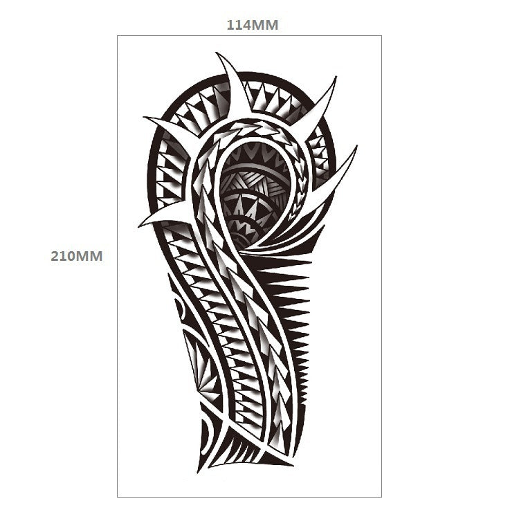 Animal Pattern Tiger Lion Half Arm Water Transfer Imitation Tattoo 9da109b0 0964 40c5 910c 87f30ae35333