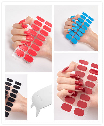 Waterproof and Long Lasting Nail Stickers Letter Color Nail Stickers Full Stickers 9dafae3a e902 4c8f a4a2 45c1bad82189