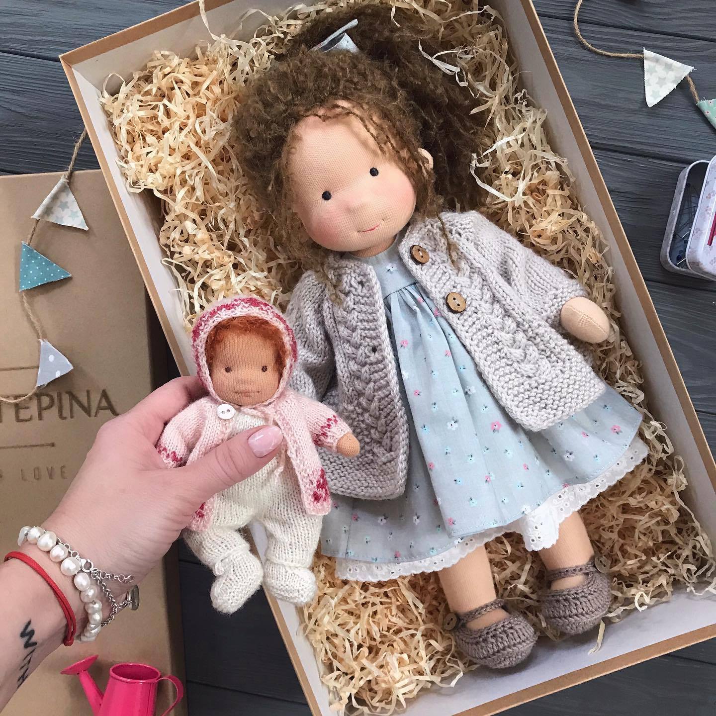Waldorf Handmade Plush Doll Children's Toy 9e2260a3 574d 4e60 9285 0a055597a21d