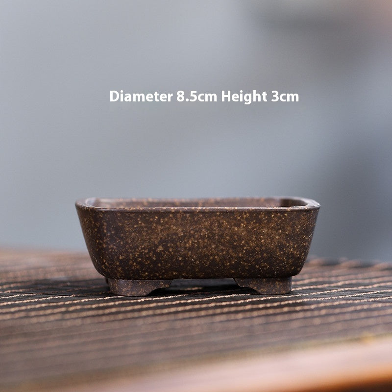 Yixing Purple Sand Small Flower Pot Stoneware Breathable 9ebfbebb 02c8 47d9 a519 c70fbb6ca034