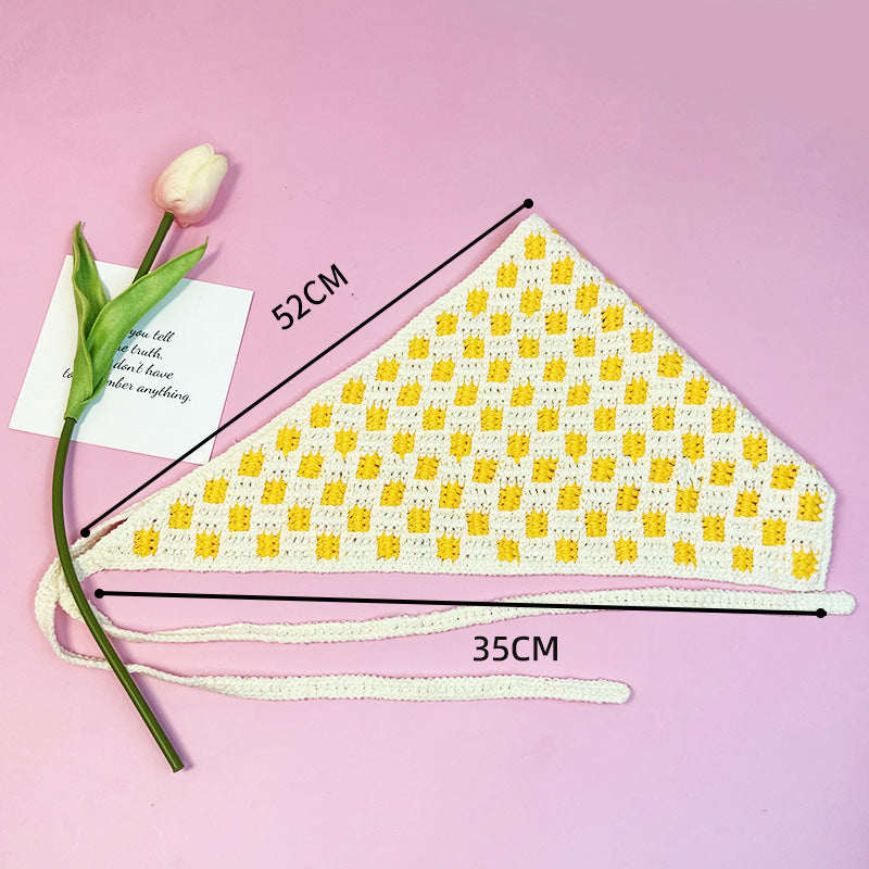All-matching Triangular Binder Knitted Hair Band 9edcc524 1f19 48a1 aa70 f47b67099b2b