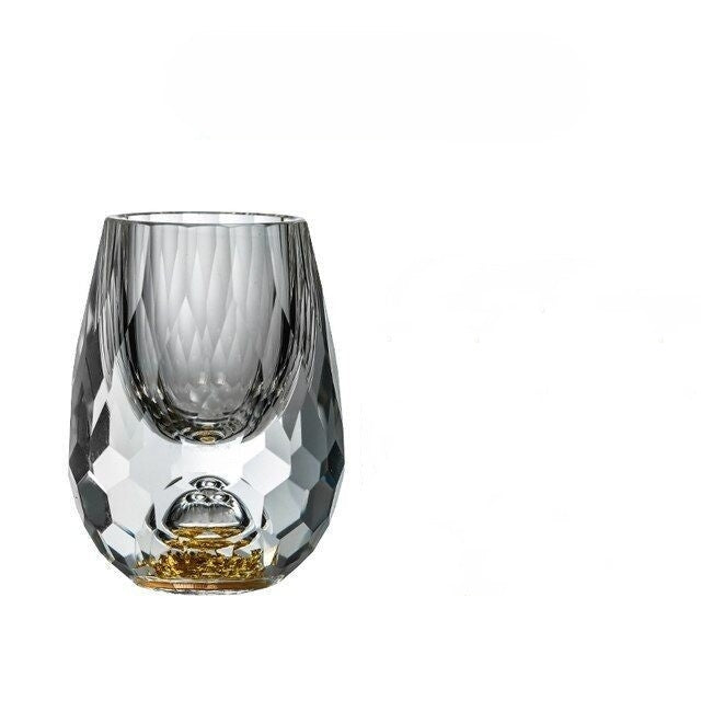 Gold Foil Kingsoft Diamond Crystal White Wine Glass 9f4cec00 3ce6 436c 8085 8bbf11adc205